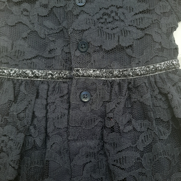 Carter's Navy Lace Dress with Bow 3M - Picture 4 of 7